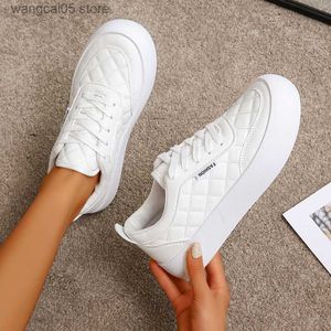 Klänningskor Kvinnor Sneakers Fashion Woman's Shoes Spring Trend Casual Sport Shoes For Women New Comfort White Vulkaniserade plattformskor T230818