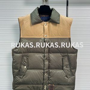 2023 Classic Jacket Plus-Size Men's New Autumn Stormtrooper Jacket ärmlös mäns trend Löst färg Colasjagla Vattentät par lyxiga kappa