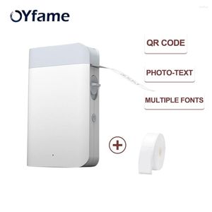 Oyfame Mini Portable Label Printer Packer Thermal Maker для QR -кода DateText Sticker Handheld