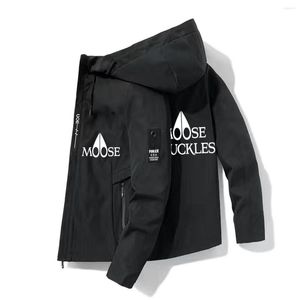 Мужские куртки 2023, корейская куртка, ветрозащитная на молнии, весенне-осенняя, повседневная, рабочая, модная, спортивная, с лицом на север