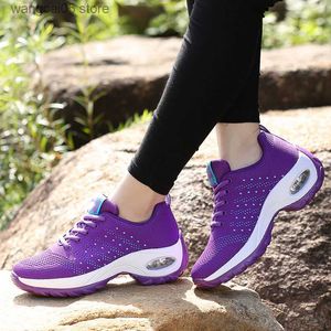 Dress Shoes Ladies Sneakers Walking Shoes 2022 New Breathable Outdoor Light Weight Casual Walking Platform Black Casual Shoes for Women T230818