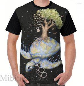Magliette da uomo stampare divertente camicia da uomo femmina tops tun tungered-riscaldamento globale e cambio climatico t-shirt o-scollo