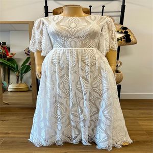 花嫁のためのフルレースビーチ自由ho馬ウェディングドレス