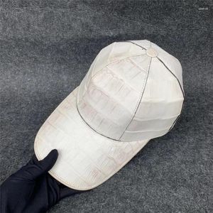 BAPS BALL AUTENTICO ALIGATORE VERCO PELLY SCUEL CASSO CASUALE DELLA PACCOLO DELLA BASBALL CASUALI VERI CROCODILE MASCHIO MASCHIO MASCHIO MASCHIO BIANCO SNAPBACK REGOLABILE