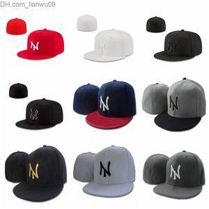 Ball Caps 24 стиля NY Letter Baseball Caps Casual Style Gorras Sport Hip Hop Men Men Women Full Closed Fitted Hat Z230818