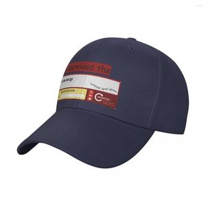 Ball Caps I Survived Camp Boneyard Captcha Baseball Cap Beach Big Size Hat Hats Woman Men'S