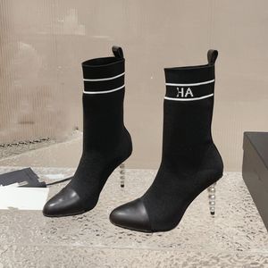 مصمم فاخر Sock Boots Channet