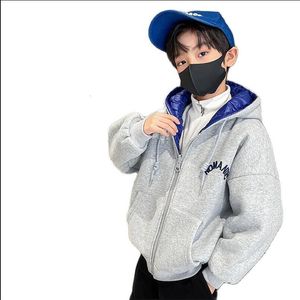 Jackets Middle school and university children's winter boys' cotton jacket thickened fashion leisure sports top 230818