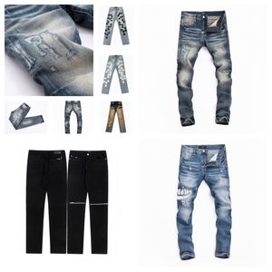 2023 Casual Streetwear Slim Fit oroliga jeans män Autumn Masculina Letter Jeans Pants Trendy Dance Club Skinny S Toursers Fashion Bottoms Denim Leather Stars