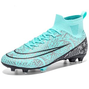 Kleiderschuhe Männer Fußballschuhe Professioneller Wettbewerb High Top Anti Skid Wear Resistant Training Schuh FG/TF Kids Football Boots Outdoor Sneakers 230817