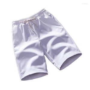 Shorts masculinos tipos de verão esportes calças casuais coloridas sólidas beac masculina suor homem correnin calça de moletom