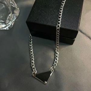 Designer Jewelry for Women Triangle P Lettere Love Trendy Punk Men Cool Street Pendants collane Ladies Chains Luxury Jewlery Collana