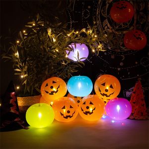 Andere Event -Party liefert Halloween Pumpkin LED Lights Ballon Ambiente Dekoration Home 230818