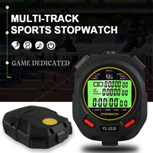 Timery kuchenne cyfrowe sporty strzałe timer 10/30/60/100 torów Luminous Stopwatch Professional Chronograph Counter Timer Timer