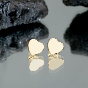 S925 prata esterlina doce coração designer brincos para mulheres marca de luxo letras bonito ol noivado assimétrico anéis de orelha brinco jóias