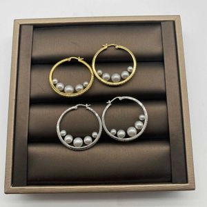 Markendesignerin Miumiu Mode Ohrringe Strsestone Pearl Big Ohrringe Frauen Mode atmosphärische Valentinstag Geschenke Accessoires Schmuck Schmuck