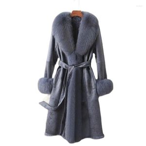 Frauenfell High-End-Imitation Hauthaar ein Körpermantel mittlerer Winter imitatatische Modejacke