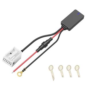 Kit de carro Bluetooth 12pin 12V ADAPTOR AUX PARA W169 W245 W203 W209 W164 W221 Hands sem fio 4,0 Drop Deliver