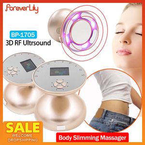 Andra massagepunkter 3D LED Ultraljud Cavitation Body Slimming Machine RF Fat Anti Cellulite Ultraljud Face Lyft Huden Draw Massager 230817