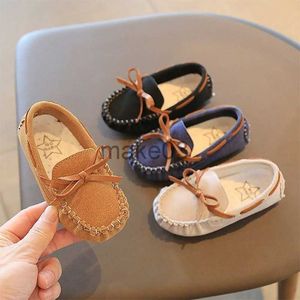 Spor ayakkabı çocuklar tekne ayakkabıları çocuk loafers yay kayması üzerinde düz ayakkabılar kızlar gündelik ayakkabılar erkek loafer bebek gündelik ayakkabılar spor ayakkabılar bahar sonbahar j230818