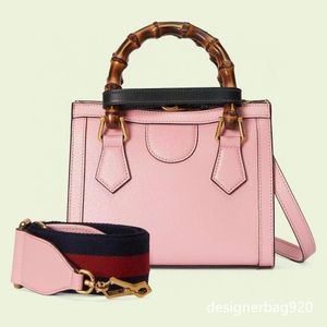 pink designer bag men tote bamboo handbag luxurys handbags mens Genuine leather shoulder crossbody womens