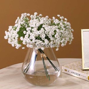 Dekorative Blumen Kränze künstliche Gypsophila Atem Hochzeit kleine frische künstliche Blumen Gefälschte Blumen Blumenarrangement Home Dekoration HKD230818