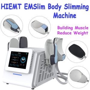 Salon Użyj EMS CE Redukcja tłuszczu Budynek mięśni Hieemt Emslim Buttock Tonowanie nadwozia Maszyna przesuwana 4 uchwyty