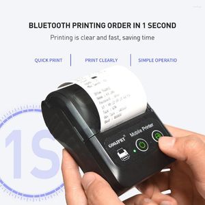 Mini termalna drukarka termiczna dla rachunku za wydrukowanie systemu POS lub telefonu komórkowego do przenośnego Bluetooth