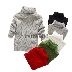 Pullover Autumn Winter Sweater Top Baby Children Klädpojkar Tickor Stickover Toddler tröja barn Spring Wear 2 3 4 6 8 år x0818
