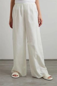 Женские блузки The Row Spring/Summer Simple Double Layer Full Piece Silk Широкие штаны для женщин для женщин