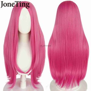 Synthetische Perücken Joneting Synthetic Narciso Anasui Cosplay Perime Jojo Bizarre Adventure Cosplay Perücke Road Langes Haar+kostenlose Perückenkappe HKD230818