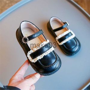 Turnschuhe Kinder Mädchen Spitzen PU Loafer Schuhe für Frühlings Kinder Feste Farbe Flach lässig Schuhe Baby Kleinkind Größe 2136 Schuhe J230818