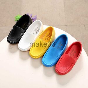 Sneakers Girl Boy Leather Soft Shoes Children Kids Baby Casual Shoes Solid Color Sneakers J230818