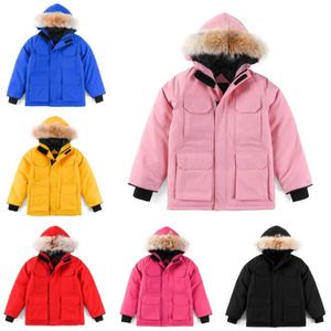 Baby Down Jackets Coats Kids Designer Clothes Parkas Boy Girl Jacket Lyxig ytterkläder Tonårkläder Tjocka Outwear Luxury Children