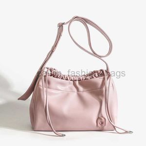 Designer -Bag Damen -Draw -String -Single -Unterarm 2023 Neue Tasche Falten Small Design Crossbody Softleder Designer -Bag Caitlin_fashion_bags