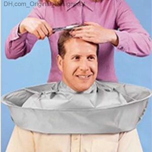 Creative DIY Apron Hair Cut Cloak Coat Salon Barber Stylist Corner Umbrella Hair Cloak Home Cleaning Protector Z230818