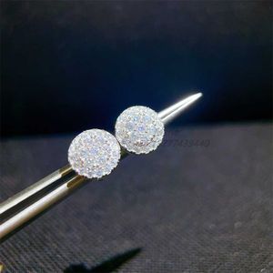 Gioielli per tester diamanti di alta qualità S925 Orecchini hip hop gioielli vvs gioielli moissanite Orecchino di moissanite