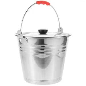 Retire os contêineres Bucket de leite Durável multifuncional pode armazenar recipiente de aço inoxidável Premium líquido Housed Housed Ice Child Child