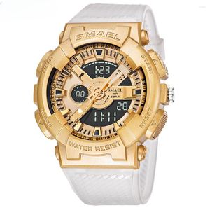 Wristwatches Sport Watches Waterproof Watch For Men Crystal Watchband Stopwatch Shockproof Alarm Clock Male 8006 Quartz Wristwatch