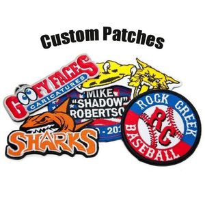 Custom Embroidery Patches Iron on Sew on Self-Adhesive Clothing Hats Custom Embroidered Chenille Letters Patches DIY Accessories