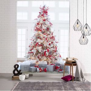 Arazzi Decorazioni per la casa Arazzo per albero di Natale Arazzo per feste di Natale Camera da letto Soggiorno Arazzo con stampa natalizia 230x180 cm tapiz
