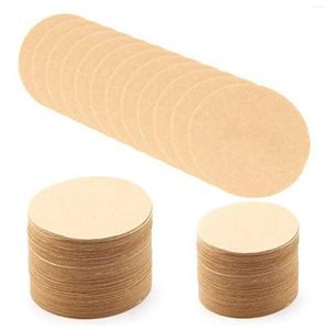 Coffee Filters 400 Pieces Of Unbleached Paper Filter Round Replacement (2.3Inches In Diameter)