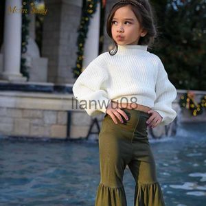 Pullover Baby Girl Boy Cotton Sweater Solid Candy Color Spring Autumn Winter Child Loose Stickover Top Baby Clothing 3M7Y X0818