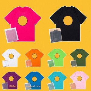 Grundläggande t-shirt för män kvinnor par tees smiley ansikte tryck överdimensionerad version stjärna kort ärm mode trendig design t-shirt toppar p4sx#