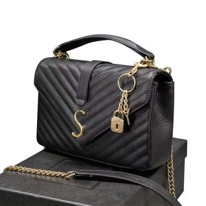 Lyxdesigner axelväskor kvinnor kedja handväska loulou handväska puffer tygväska topdesigners012 julklapp