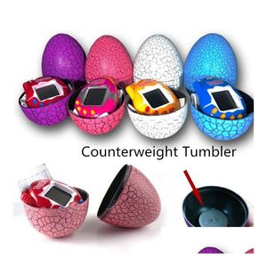 Animais de estimação eletrônica Dinosaur Egg Tamagotchi Virtual Digital Pet Game Hine tamagochi brinquedo de mão Handheld Tumbler Funny Toys Drop Delivery Gifts Dhdz9