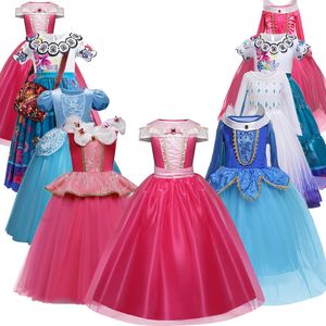 Flickans klänningar Encanto Girls Princess Dress Halloween Costume Birthday Party Clothing For Children Barn Vestidos Robe Fille Girls Fancy Dress 230818