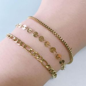 Länkarmband armband set fabriksuttag personlig 3-del och damer för designer charm