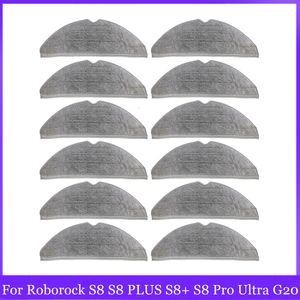 Pano de limpeza de lavar pano para Roborock S8 Plus S8 S8 Pro Ultra G20 Pad Pad Double Vibration Mop Pad Pad aspirador de limpeza Acessórios de peças de robô 230817