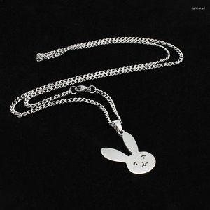 Chains OSHI NO KO Necklace For Women Hoshino Ai Necklaces Female Hair Clip Pendant Trend Silver Color Fashion Couples Party Gift